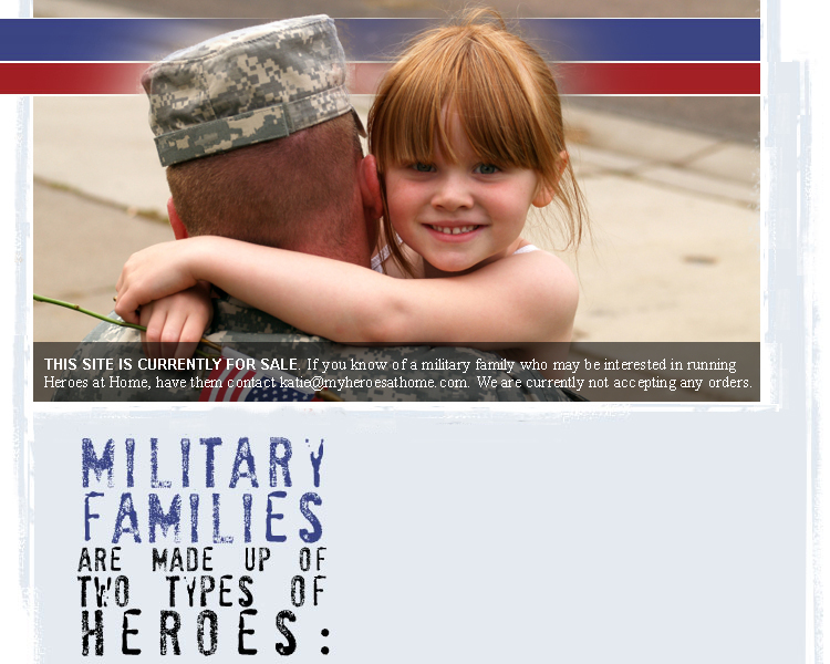 Military families have two types of heroes: